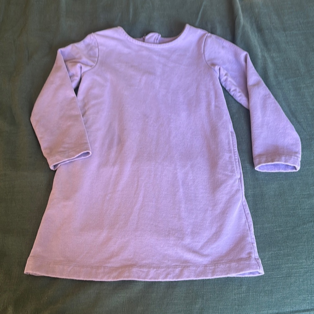 Primary Lavender Long Sleeve Cozy Dress